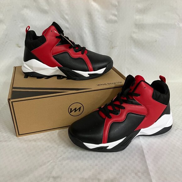 Beoapt Men's 10.5 Red/Black Basketball Shoes Running Sneakers Jogging Training